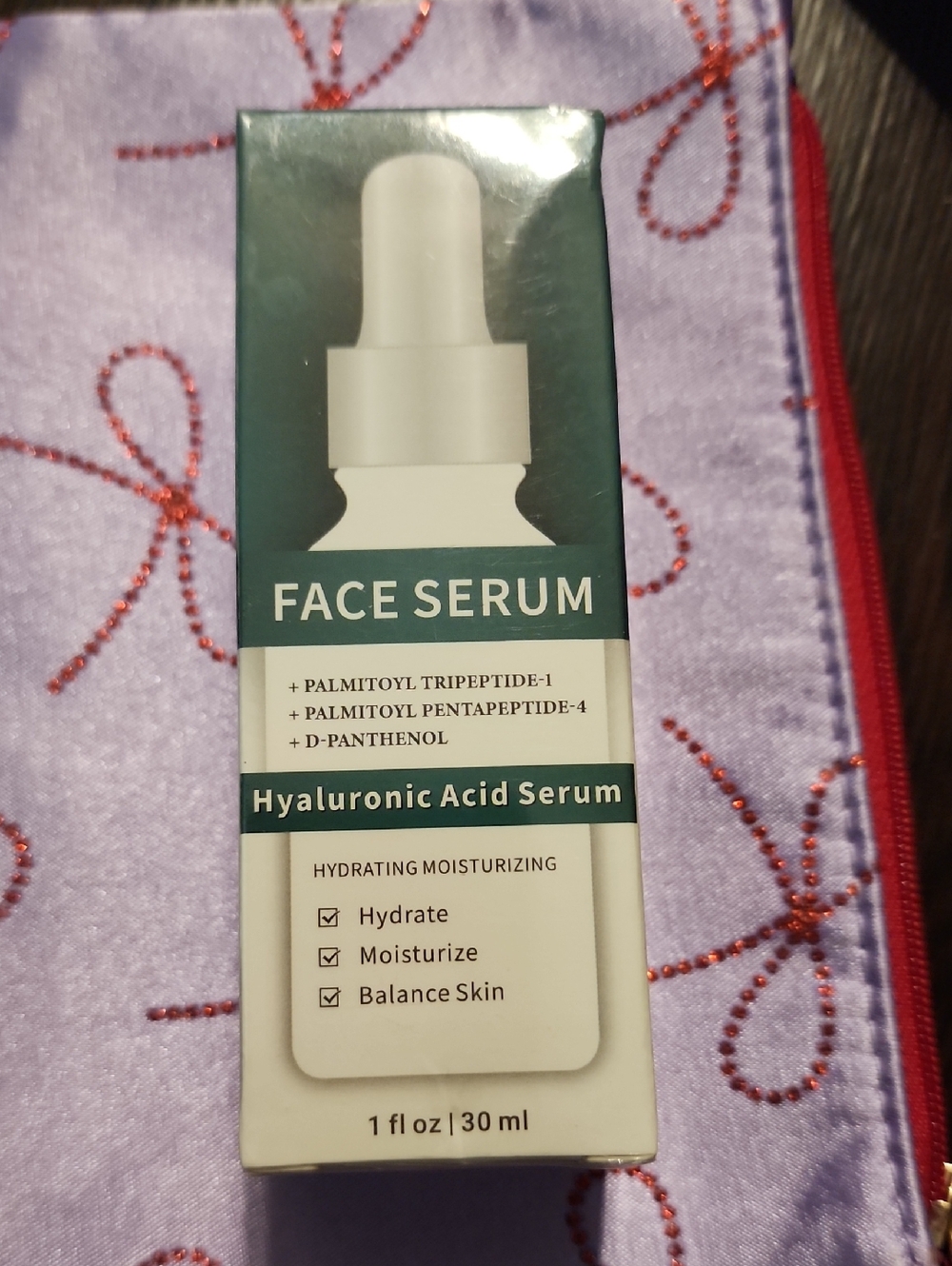 Hyaluronic Acid Face Serum – Hydrating Moisturizer (Green)